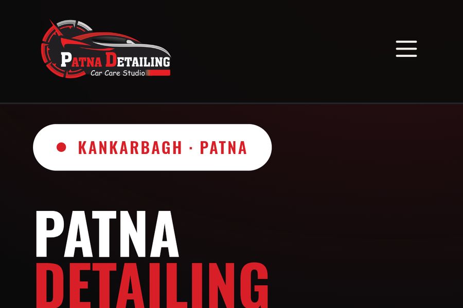 Patna Detailing Car Care Studio Website